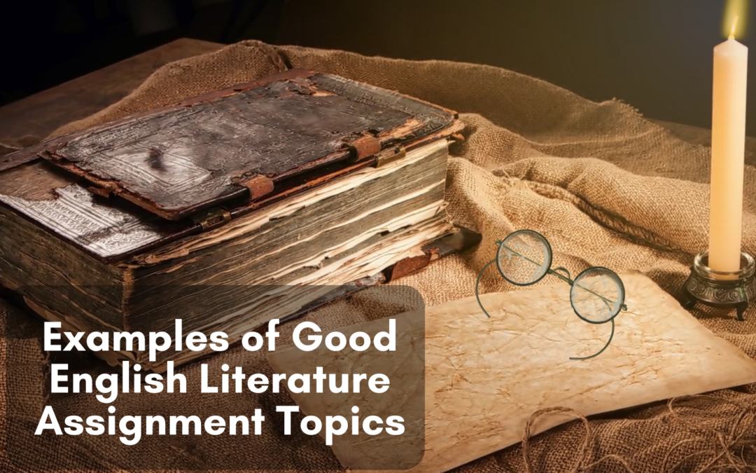 Examples of Good English Literature Assignment Topics